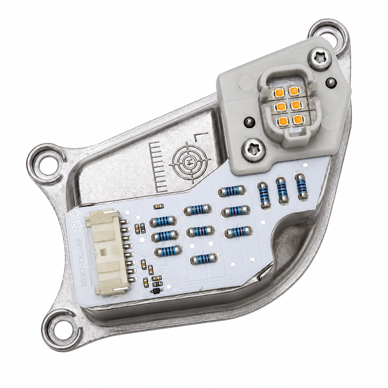 LED Control Module 63117406358 5DV01111200 - For BMW X5 white background front view
