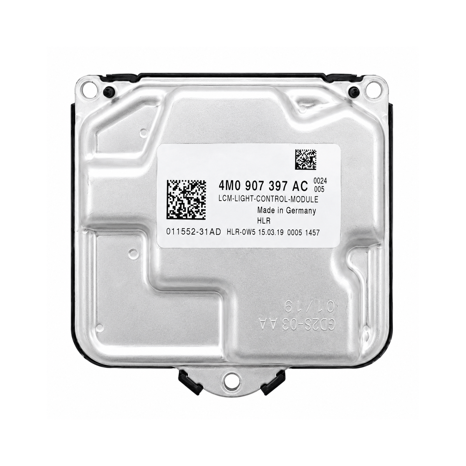 LED Headlight Controller 4M0907397AC For Audi A4 8W 2016-2019 white background front view