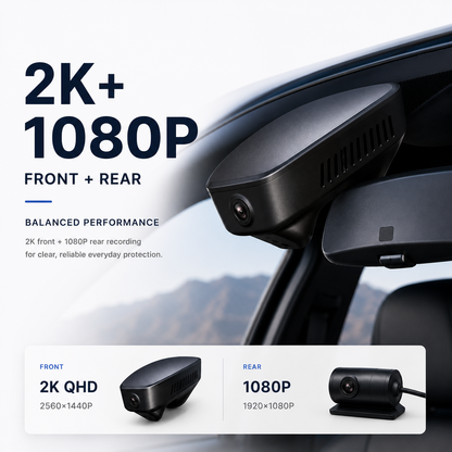 4K/2K Dual Channel Dash Cam For Mercedes-AMG GT Coupe 2025 C17UD