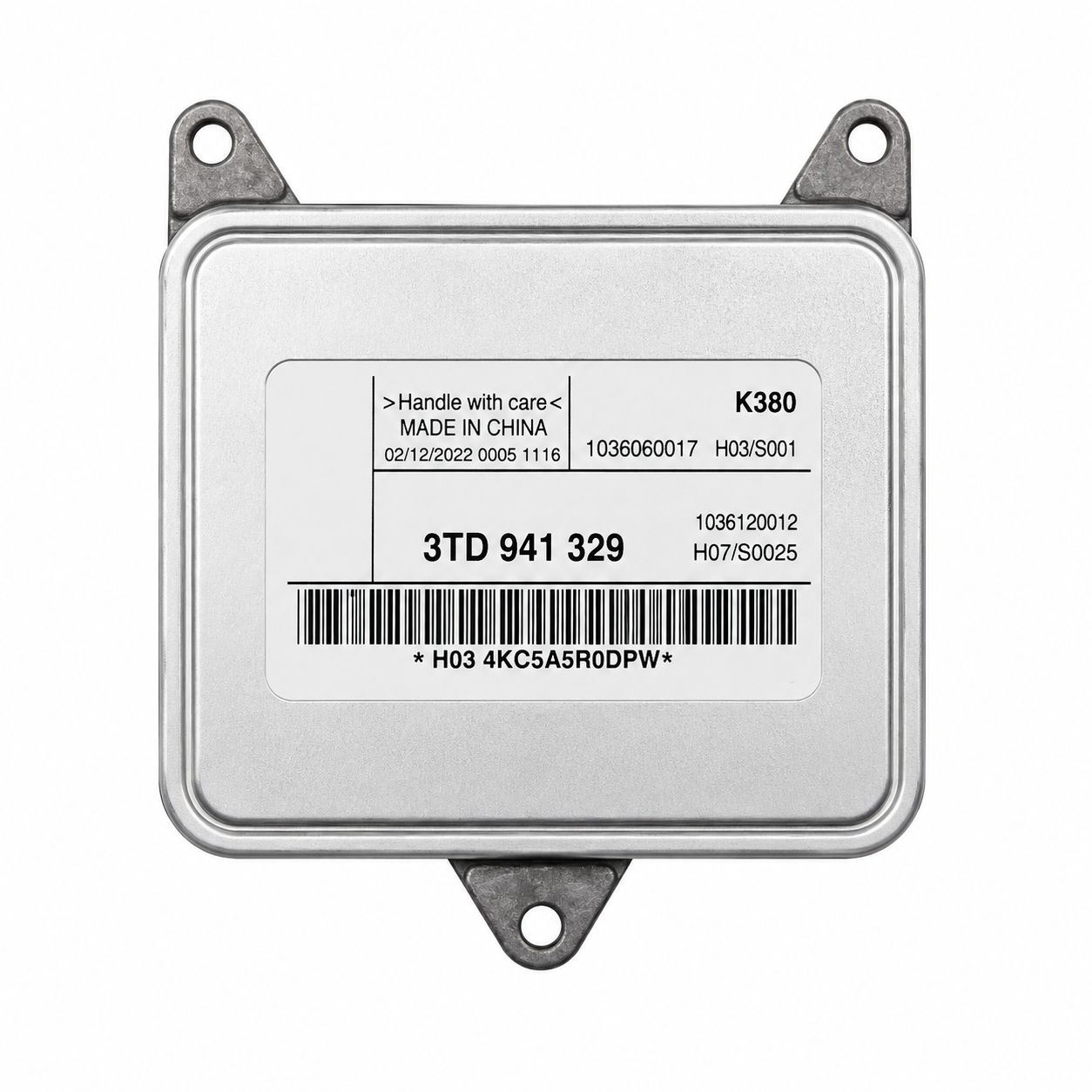 AFS Control Module 3TD941329 - For Porsche Cayenne 2011-2017 white background front view