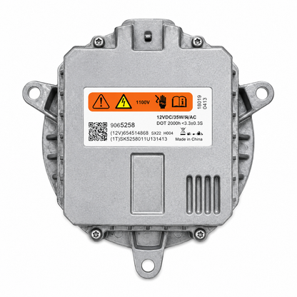 HID Xenon Ballast Module 9065258 - For Chevrolet Malibu white background back view