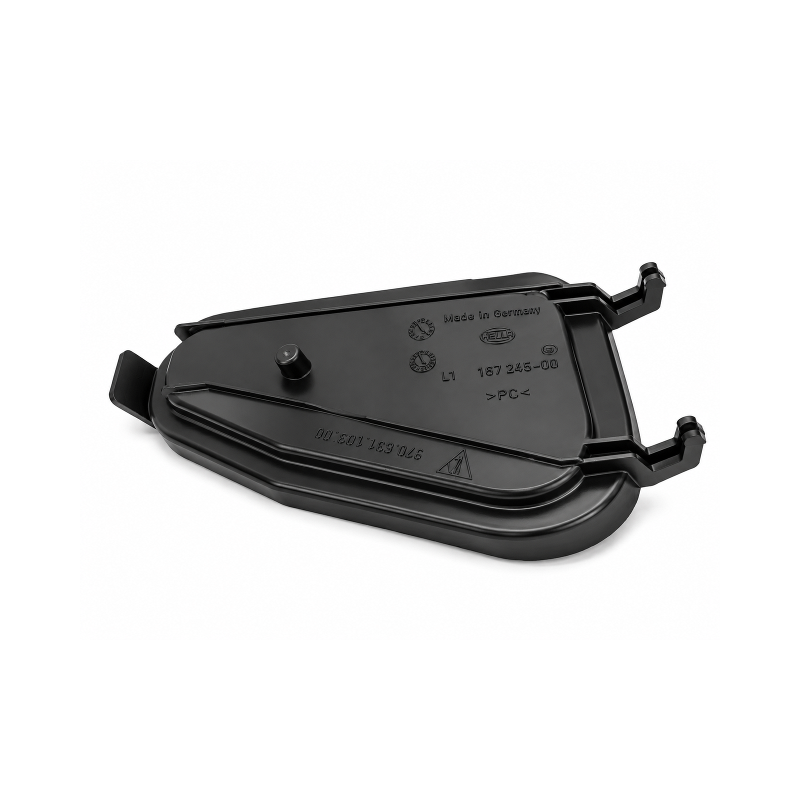 Porsche Panamera 97063110400 High Beam Headlight Dust Cover 2010 2013 Front View