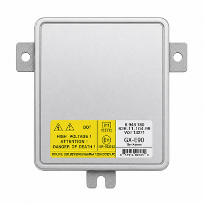 HID Xenon Ballast Module W3T13271 - For Lexus ES350 2012 white background back view
