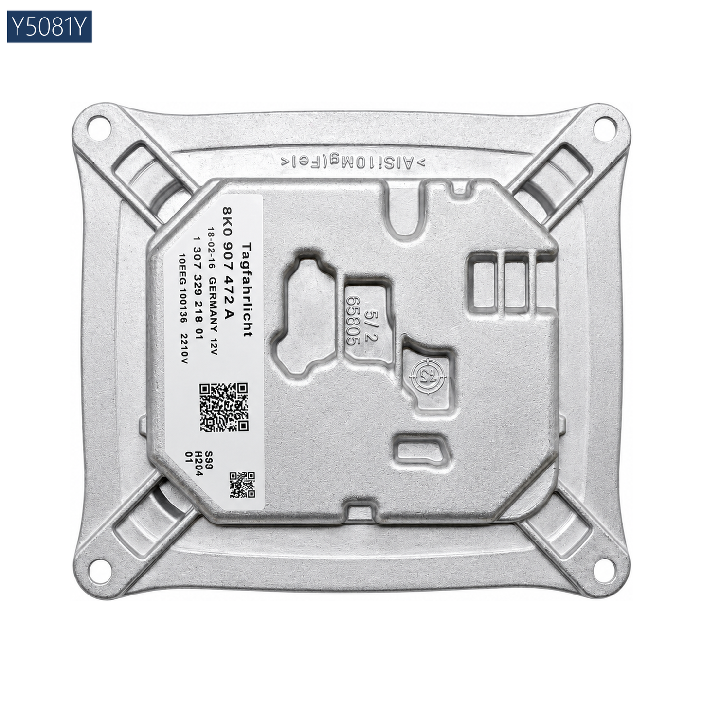 LED Driver Module 8K0907472A 130732921801 - For Audi B8 white background front view