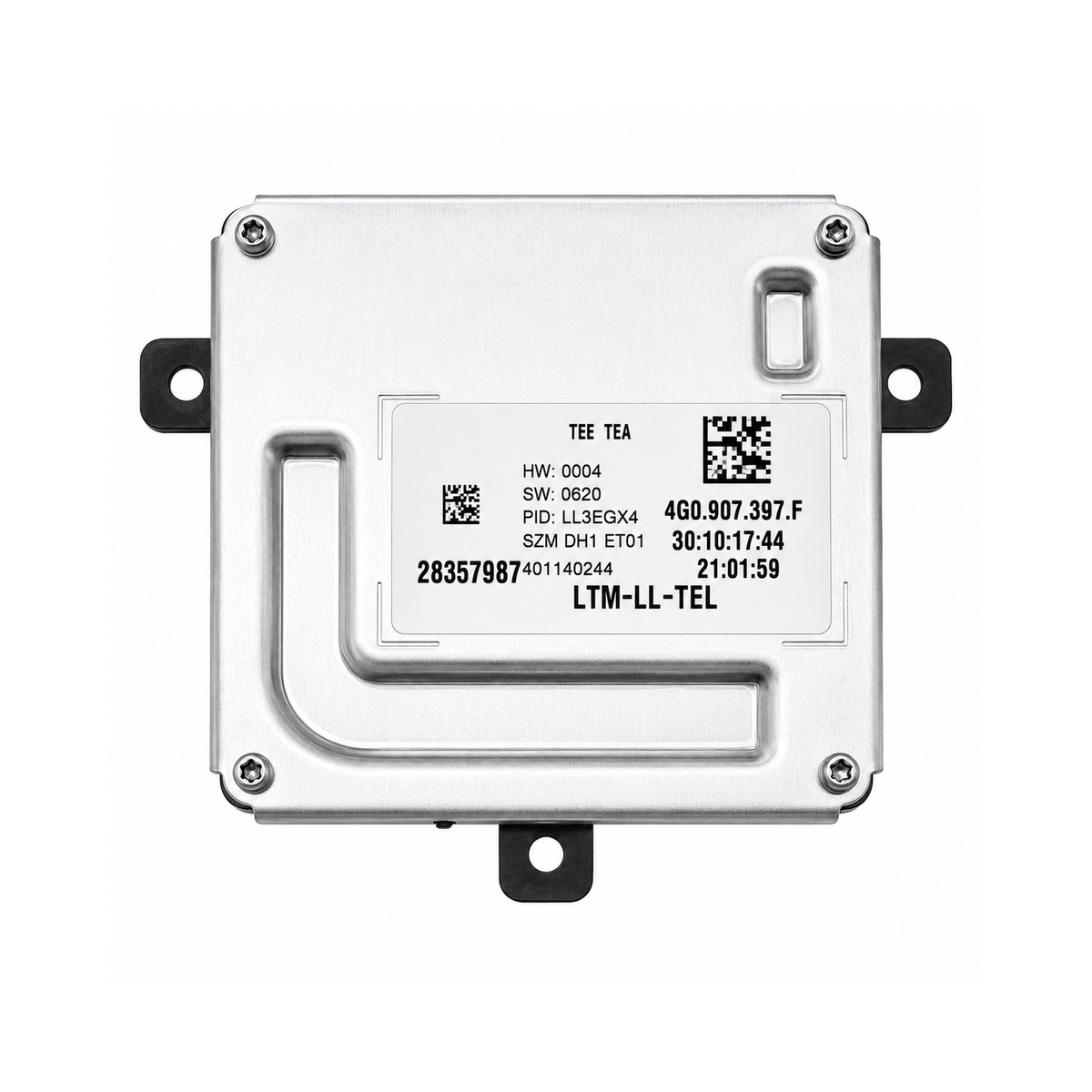 LED Headlight Controller 4G0907397F For Audi A6 C7 2014-2017 white background front view