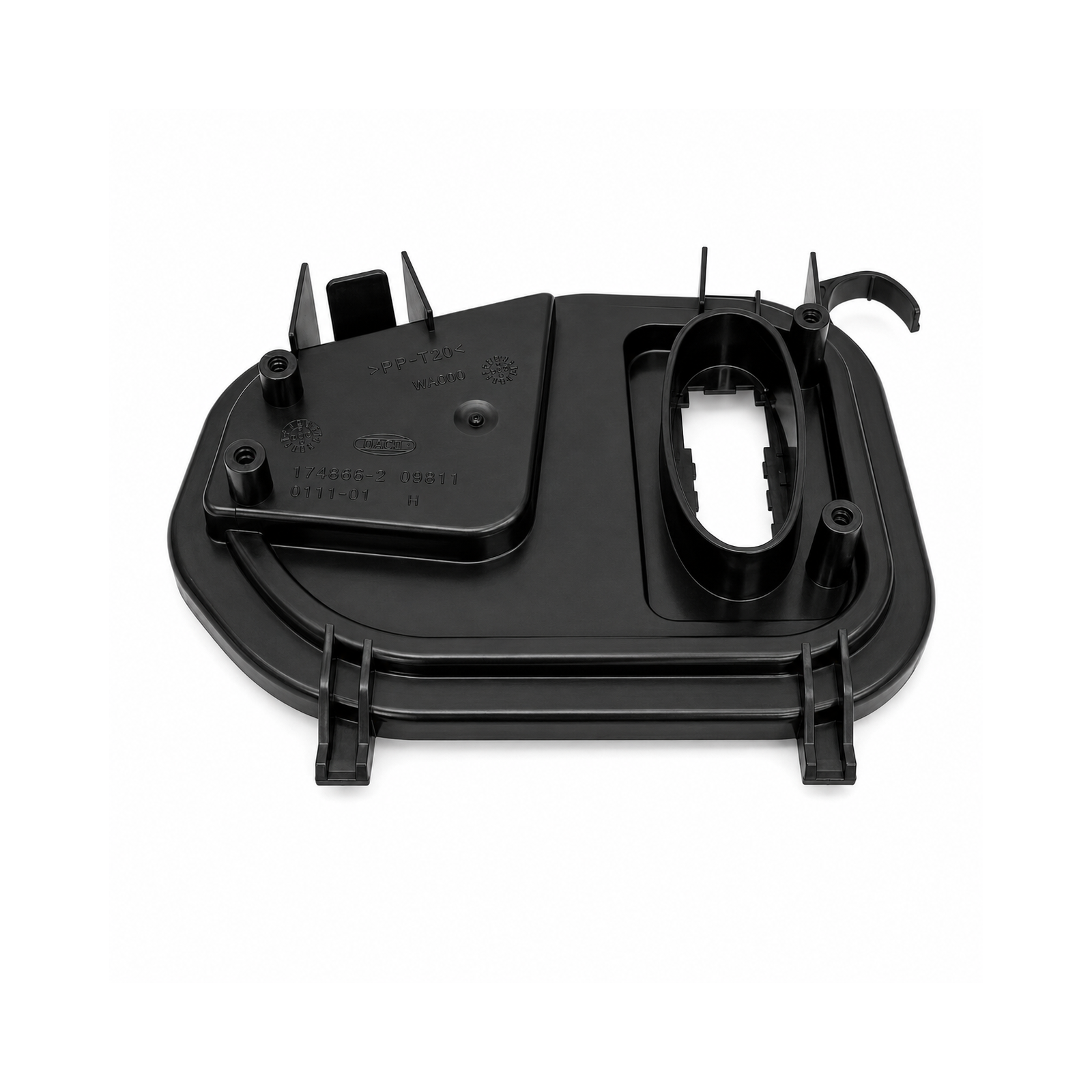 Porsche Panamera 16744300 Low Beam Headlight Dust Cover 2010 2013 Side View