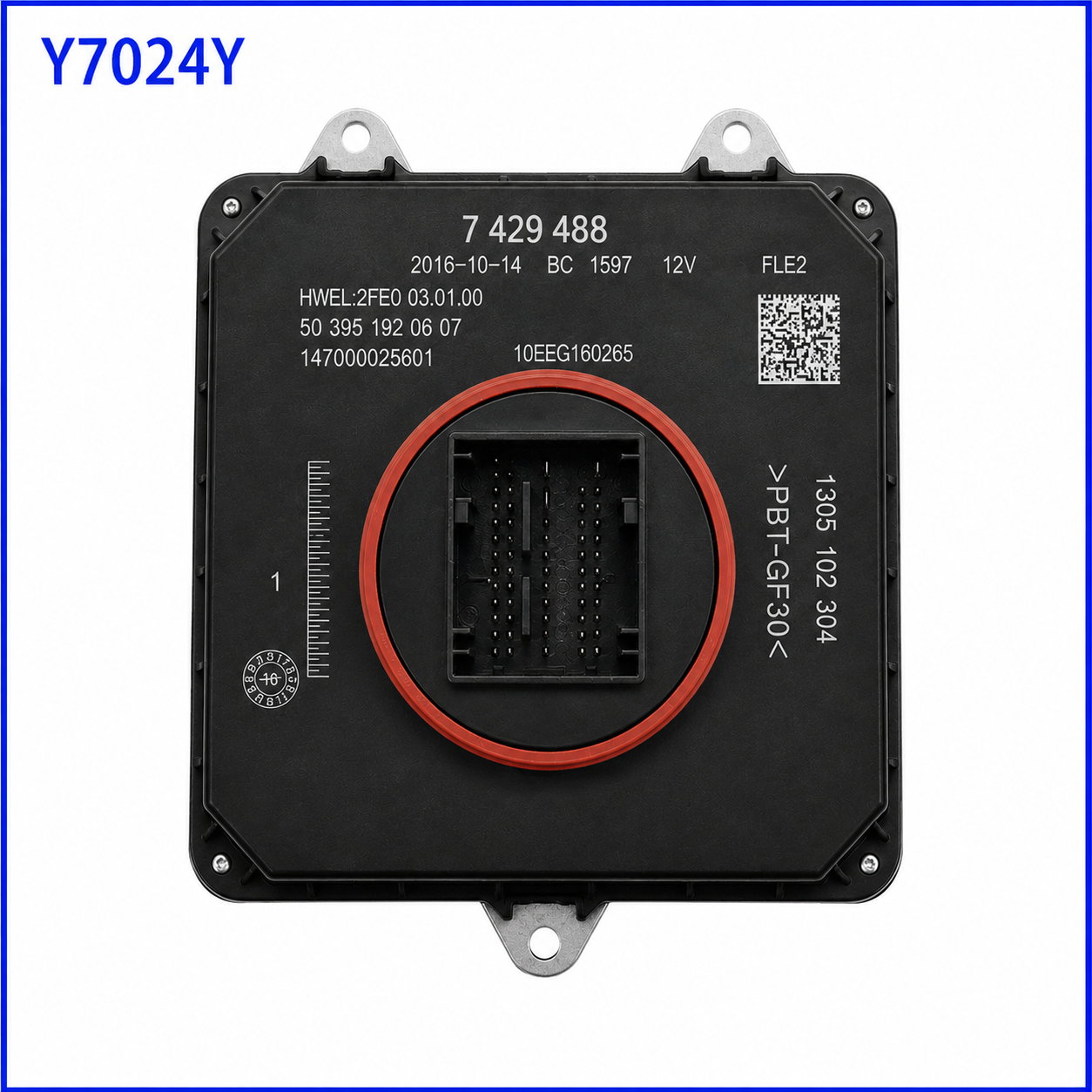LED Driver Control Module 63117429788 - For BMW X4 2018-2021 white background front view