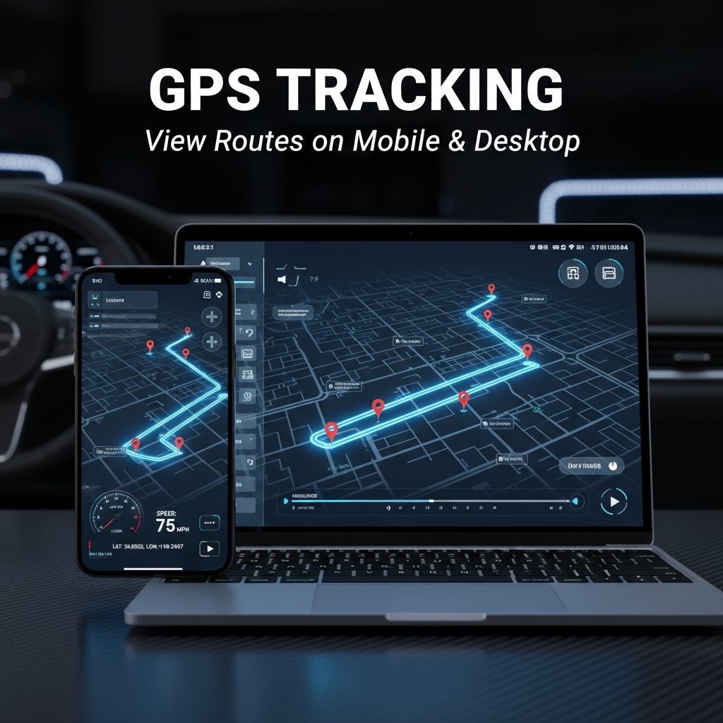 GPS TRACKING - View Routes on Mobile & Desktop