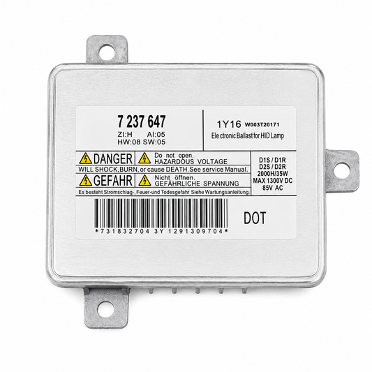 HID Xenon Ballast Module 7237647 - For Lexus ES350 2007-2012 white background front view