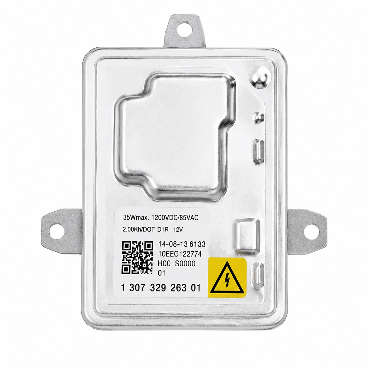 HID Xenon Ballast Module 1307329263 - For MINI Coupe white background back view