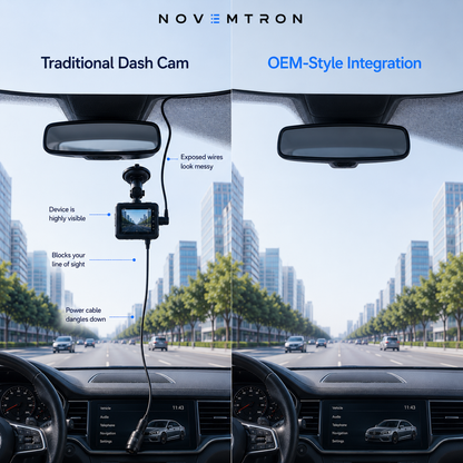 4K/2K Dual Channel Dash Cam For Audi Q6 C15BD