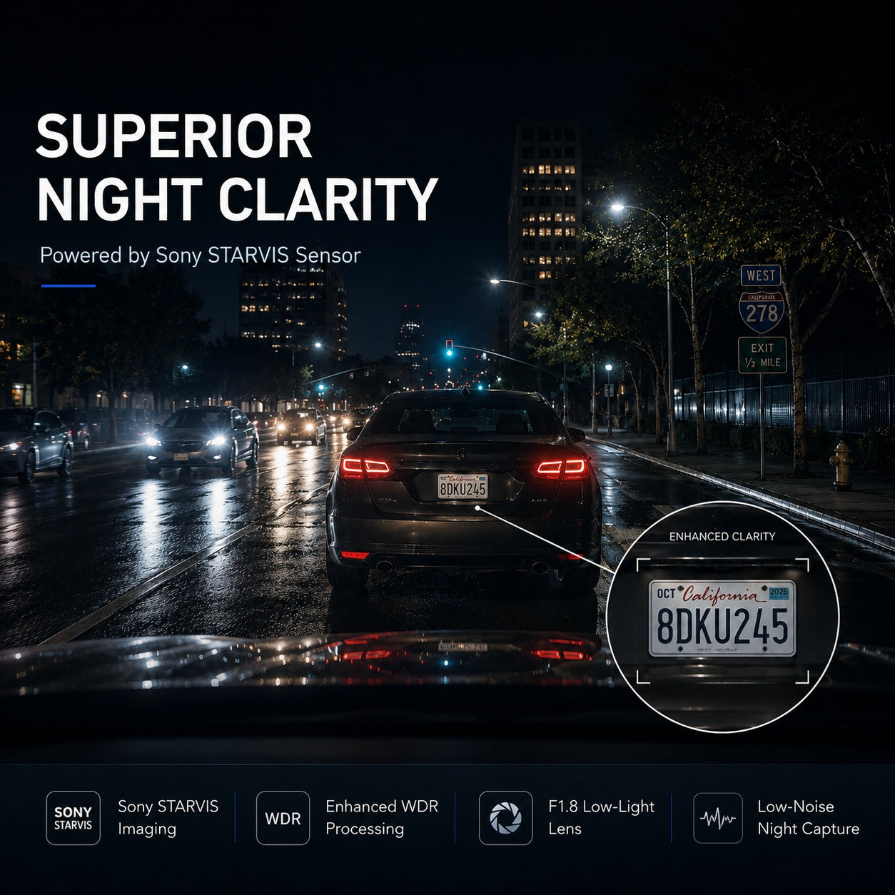 4K/2K Dual Channel Dash Cam For Audi Q6 C15BD