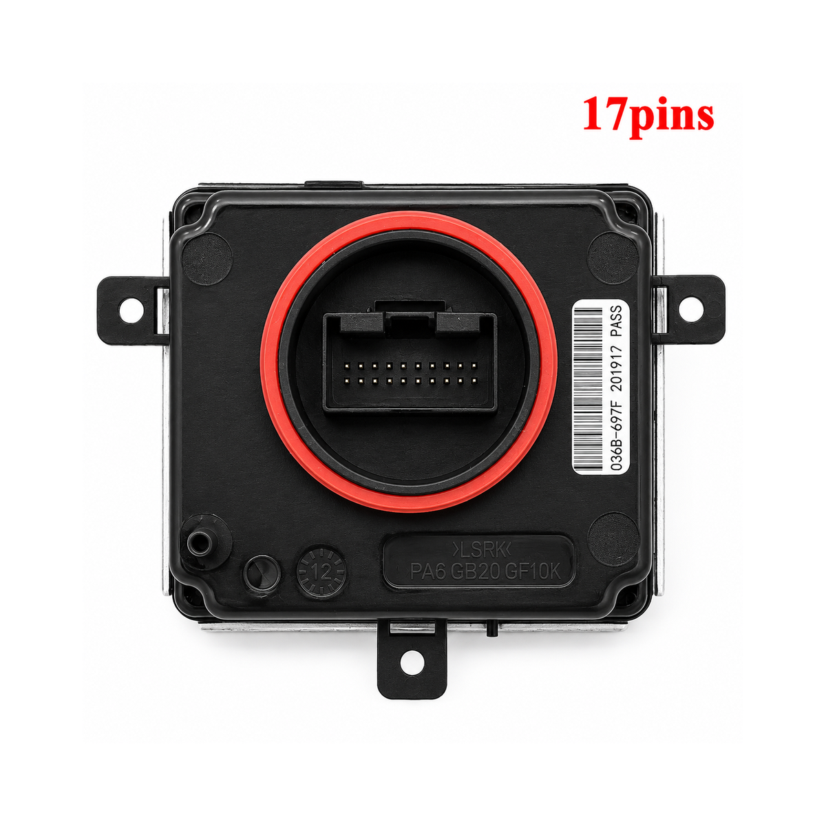 LED Headlight Controller 4G0907697F For VW CC 2013-2017 white background front view